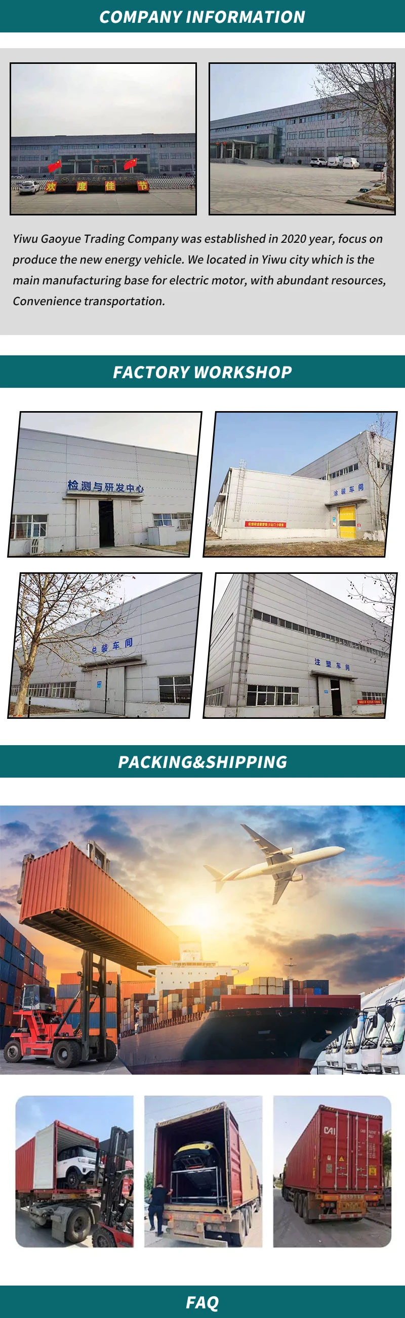 Good Quality Pickup Electric Car Chinese Cheap Electric Cargo Car Delivery Car Mini Cargo