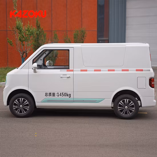 EEC L6e 4 Wheel New Cars Closed Cabin Electric Mini Van for Delivery