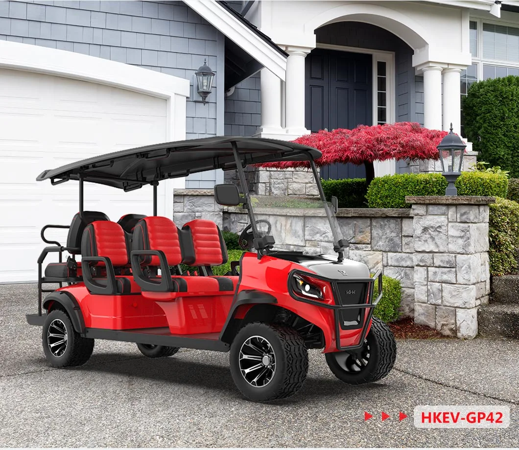 China 6 Seats Kinghike Brand Custom Electric Golf Carts for Sale Street Legal Electric Golf Carts