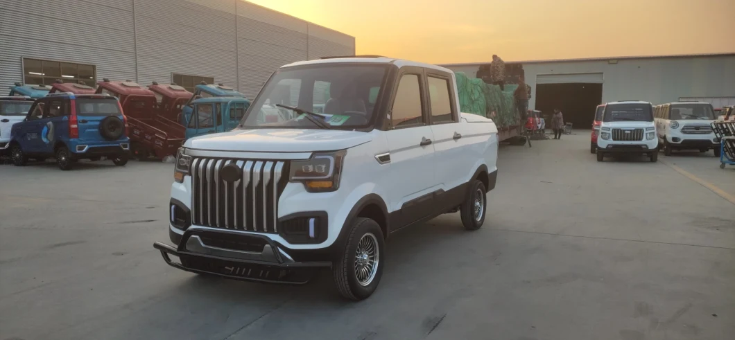 China Electric Car 2023 New Rear Drive Pickup Double Row Electric Pickup