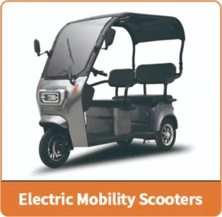 Aged People Used Mini Leisure Moped Electric Tricycle 3-Wheel Vehicle for Sale