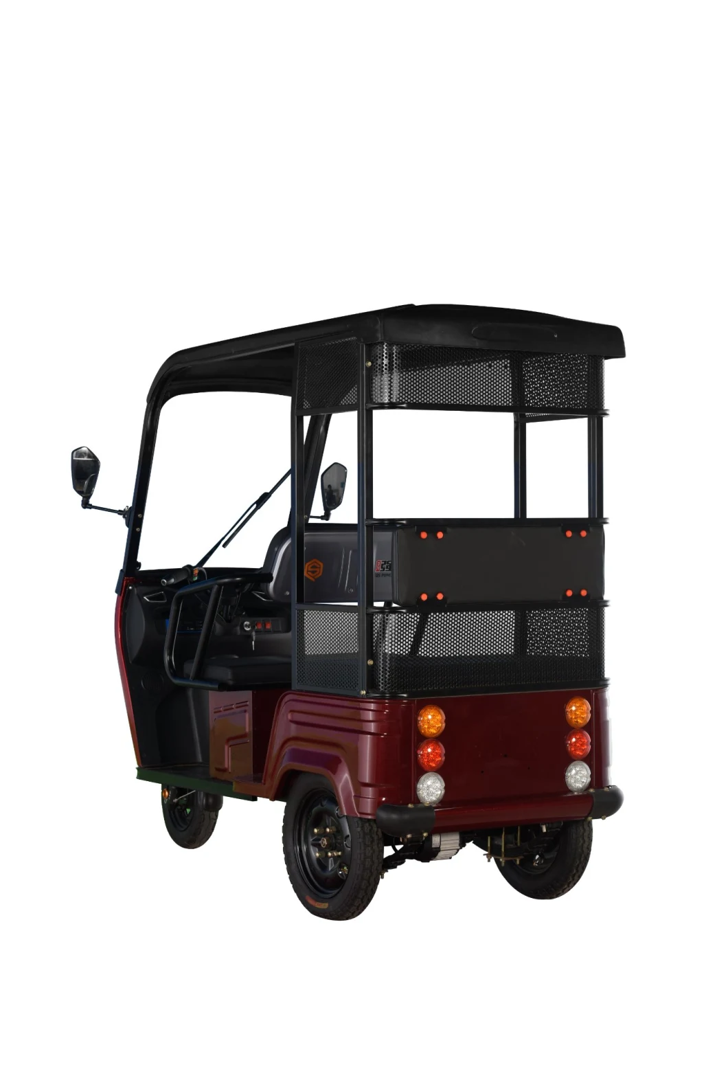 Chinese Wholesaler 600 Watt Electric Tricycle with Rain Roof 3 Wheels Motor Scooter with Cover for Sale
