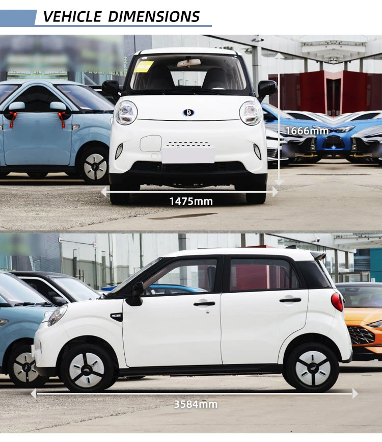 Hot Sale Luxury Plug-in Electric EEC Vehicle for Adult Use Electriccar for Family Ling Bao Box Liqingzhao New Mini Car